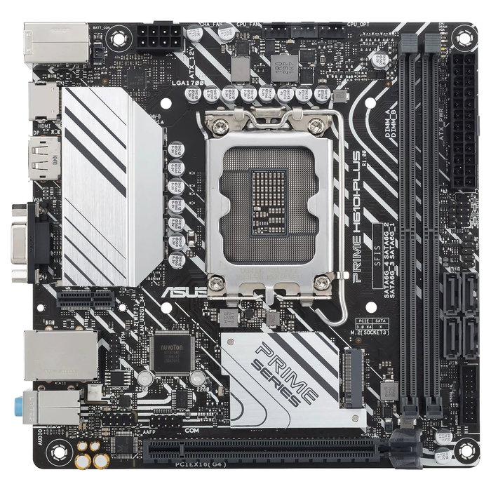 ASUS PRIME H610I-PLUS-CSM Placa Base, Intel LGA 1700, DDR5, mATX