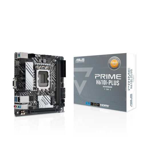 ASUS PRIME H610I-PLUS-CSM Mini ITX LGA 1700 DDR5 ASUS PRIME H610I-PLUS-CSM Mini ITX LGA 1700 DDR5