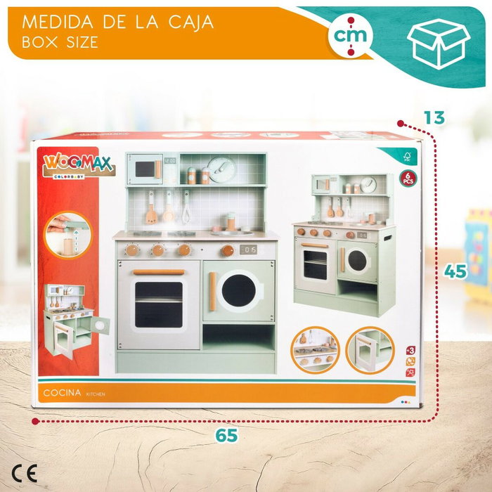 Color Baby Cocina de madera womax 60X30X83 cm