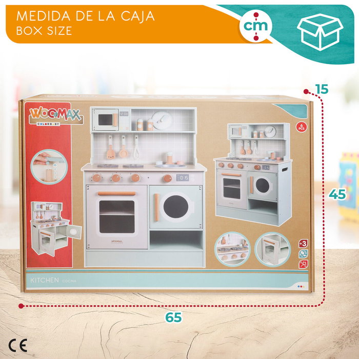 Color Baby Cocina de madera womax 60X30X83 cm