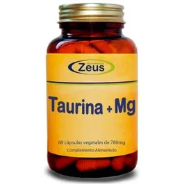 ZEUS L-Taurina-Mg 60 Cápsulas | Complemento alimenticio con Taurina y Magnesio para energía y sistema nervioso