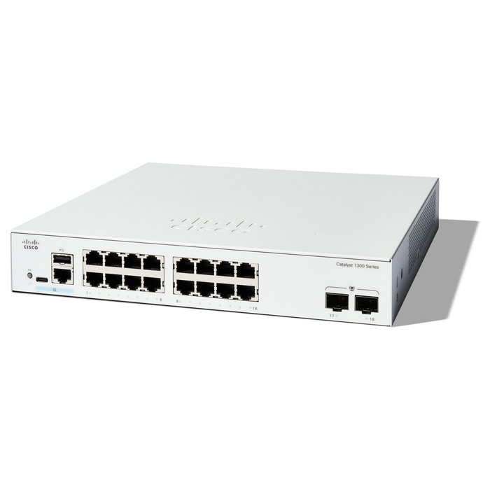 Cisco Catalyst C1300-16T-2G 16-PORT GE 2X1G Cisco Catalyst C1300-16T-2G 16-PORT GE 2X1G