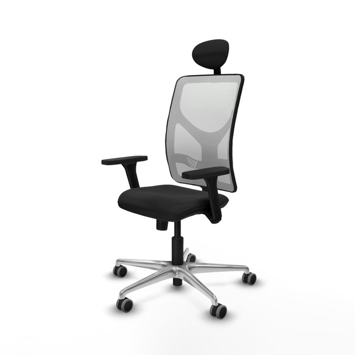PIQUERAS Y CRESPO Silla de oficina Motilla con Mecanismo Sincro, Negro y Blanco PIQUERAS Y CRESPO Silla de oficina Motilla con Mecanismo Sincro, Negro y Blanco