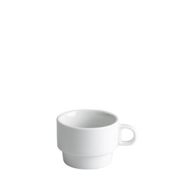 Viejo Valle Taza de Café Apilable Consul, 11 cl, Porcelana, Color Café (Set de 6)