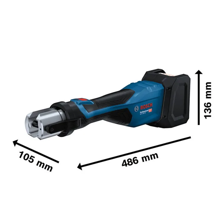 Bosch Professional Kit Crimpadora GPT 18V-32 32 kN + RFz 12/16/20 en XL-Boxx