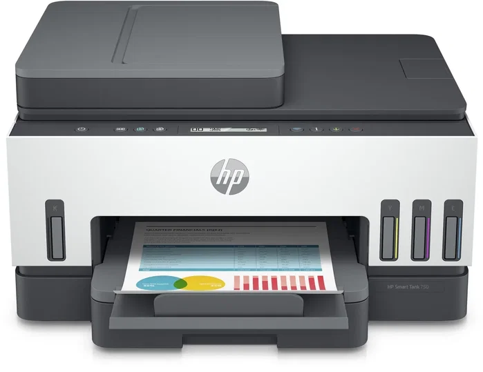 HP Smart Tank 750 Duplex ADF USB LAN WiFi Blanco y Gris HP Smart Tank 750 Duplex ADF USB LAN WiFi Blanco y Gris