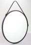 DKD Home Decor Espejo Metal PVC Negro 40x40x2 cm