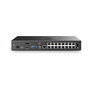TP-Link VIGI NVR2016H-16MP Grabador de Video en Red, 16 Canales PoE+, 3840x2160 Pixeles, 2 Bahías HDD SATA, 140W PoE Budget, NVR para Videovigilancia