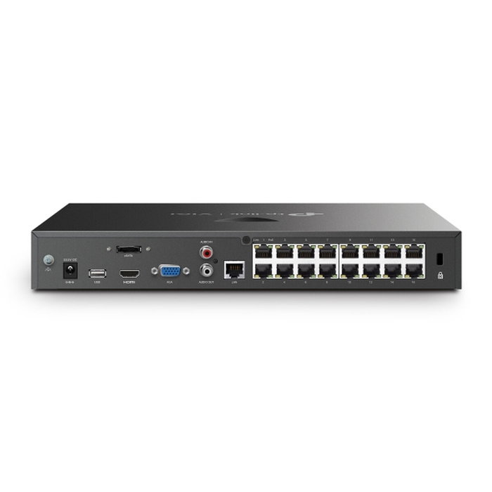 TP-Link VIGI NVR2016H-16MP NVR de 16 canales con PoE+ TP-Link VIGI NVR2016H-16MP NVR de 16 canales con PoE+