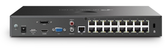 TP-Link VIGI NVR2016H-16MP NVR de 16 canales con PoE+ TP-Link VIGI NVR2016H-16MP NVR de 16 canales con PoE+