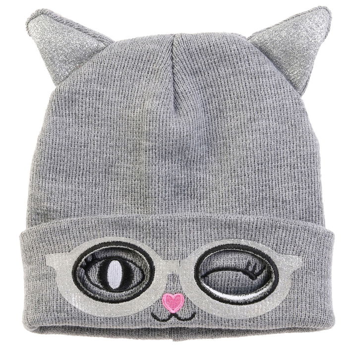Sensly Gorro Infantil Superhéroe-Gato con Antifaz Talla Única El borde al desdoblarse se convierte en antifaz