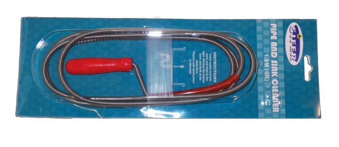 SIFER Muelle Desatascador 6,0 mm x 1,80 m SIFER Muelle Desatascador 6,0 mm x 1,80 m