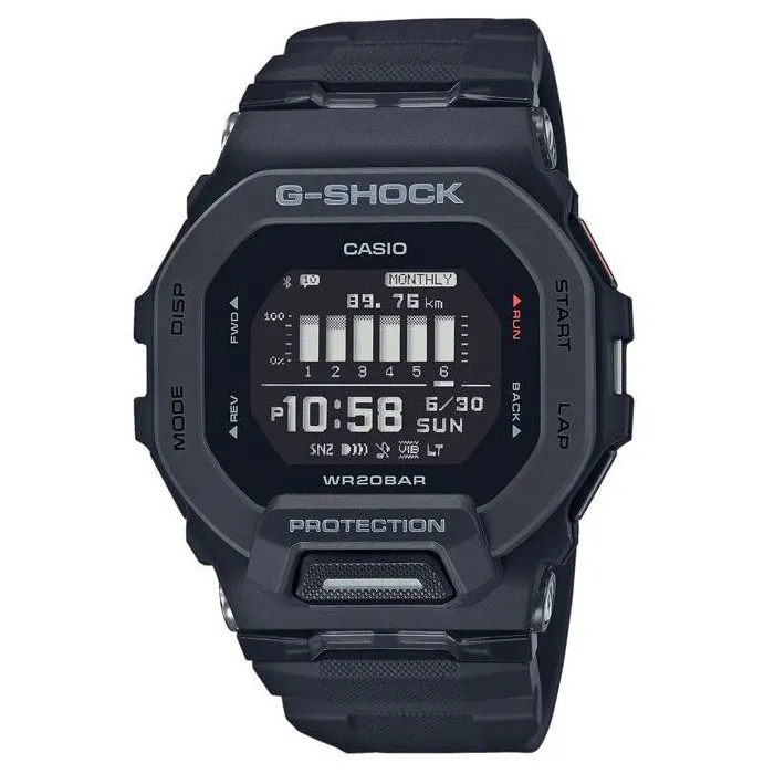 Casio G-Shock GBD-200-1ER Reloj Resistente a Choques Multifunción Negro Casio G-Shock GBD-200-1ER Reloj Resistente a Choques Multifunción Negro
