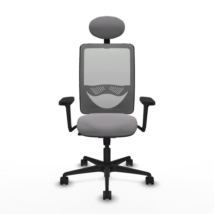 PIQUERAS Y CRESPO Silla de oficina Zulema Gris con mecanismo Sincro y Brazos 3D PIQUERAS Y CRESPO Silla de oficina Zulema Gris con mecanismo Sincro y Brazos 3D
