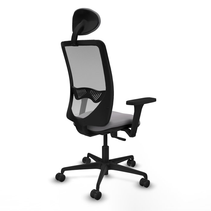 PIQUERAS Y CRESPO Silla de oficina Zulema Gris con mecanismo Sincro y Brazos 3D PIQUERAS Y CRESPO Silla de oficina Zulema Gris con mecanismo Sincro y Brazos 3D