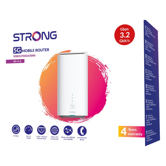 STRONG 5G Router AX3000 Blanco