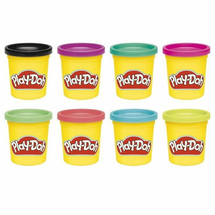 Playdoh 8 botes de colores vivos, botes de 85 g de plastilina Playdoh 8 botes de colores vivos, botes de 85 g de plastilina