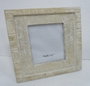 DKD Home Decor Set de 2 Marcos de Fotos Blanco Mango y MDF 23x28 cm