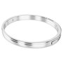 Swarovski Pulsera Connexus Gris en Acero Inoxidable