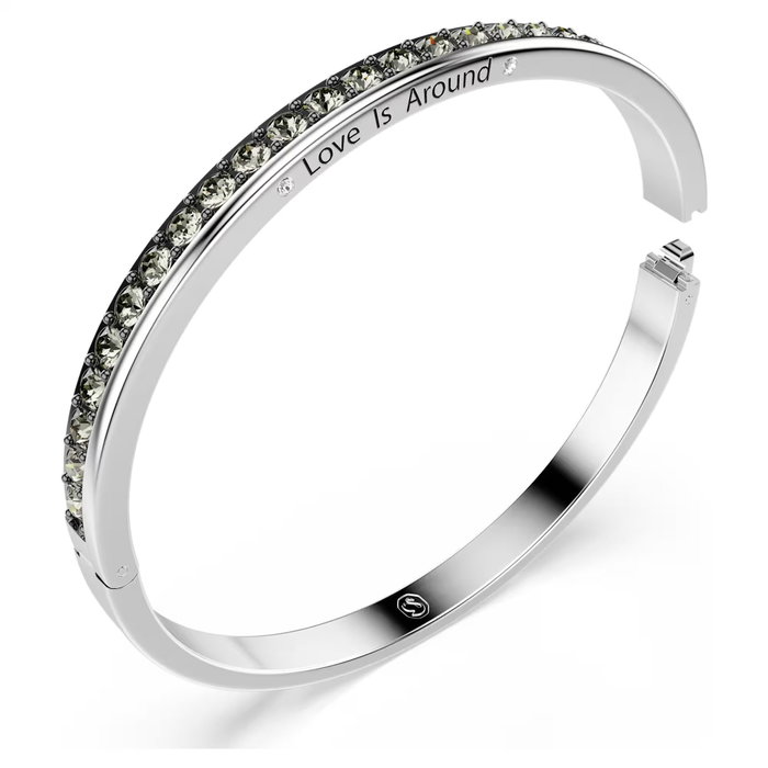Swarovski Pulsera Connexus Gris en Acero Inoxidable