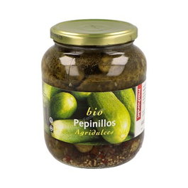 MACHANDEL Pepinillos agridulces BIO 680gr