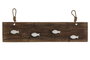 DKD Home Decor Perchero Paulownia 78,5x18x6,5 cm Natural