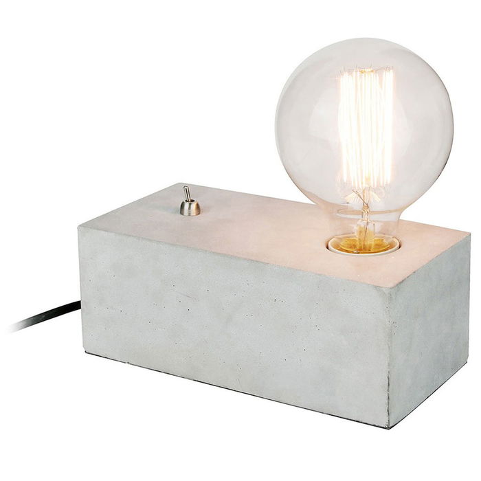 Home Deco Light Lámpara Cemento 9,5x19,5 Altura 9 Home Deco Light Lámpara Cemento 9,5x19,5 Altura 9