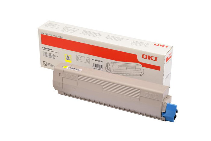 OKI 46443101 Tóner Amarillo XL OKI 46443101 Tóner Amarillo XL