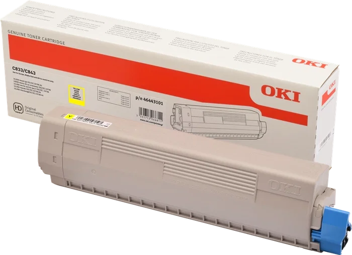OKI 46443101 Tóner Amarillo XL OKI 46443101 Tóner Amarillo XL