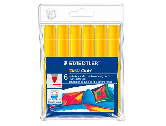 Staedtler Rotulador Jumbo Trazo 3 mm Unicolor Amarillo Punta Gruesa