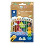 STAEDTLER Noris Club Triplus Jumbo Lápices de Colores, Estuche de 12 unidades