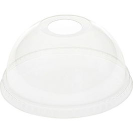 Duni Crystal Tapa Cúpula para Vasos Desechables, Diámetro 10.2 cm x Alto 5.5 cm, Paquete de 1000 Unidades
