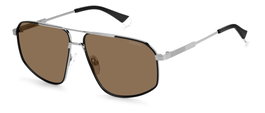 Polaroid PLD-4118-S-X-85K-SP Gafas de sol aviador de metal para hombre