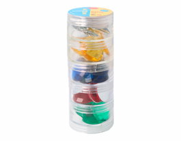 Innspiro Set de Gemas Acrílicas Circulares de 25mm Colores Básicos