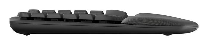Logitech Teclado Ergonómico Inalámbrico Wave Keys con Reposamuñecas Acolchado