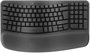 Logitech Wave Keys Teclado Ergonómico Inalámbrico Grafito