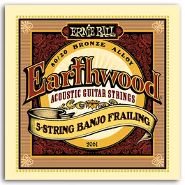 Ernieball Juego Banjo Earthwood Frailing 5 Cuerdas 10-24/10