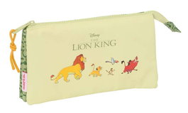 Portatodo Triple Mufasa Verde Beige 22 x 12 x 3 cm