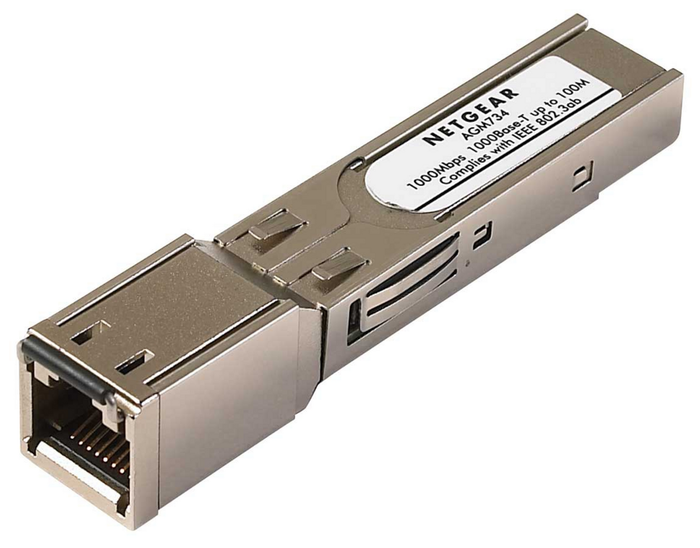 NETGEAR AGM734-10000S Transceptor SFP+ de Cobre 1000BASE-T NETGEAR AGM734-10000S Transceptor SFP+ de Cobre 1000BASE-T