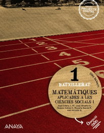 ANAYA, Matemàtiques aplicades a les ciències socials I. - ANAYA