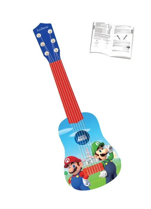 Lexibook SUPER MARIO Mi primera guitarra 53 cm Juguete Infantil con Guía de Aprendizaje Lexibook SUPER MARIO Mi primera guitarra 53 cm Juguete Infantil con Guía de Aprendizaje
