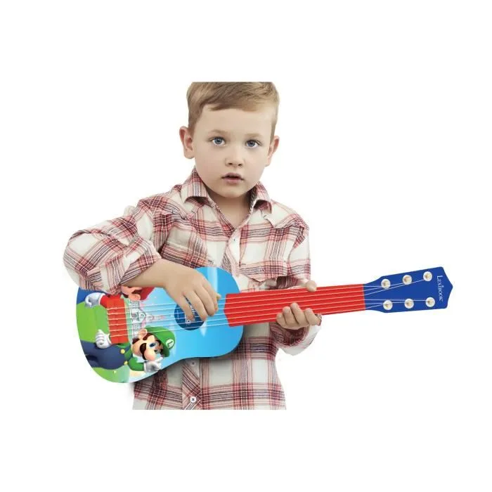 Lexibook SUPER MARIO Mi primera guitarra 53 cm Juguete Infantil con Guía de Aprendizaje Lexibook SUPER MARIO Mi primera guitarra 53 cm Juguete Infantil con Guía de Aprendizaje
