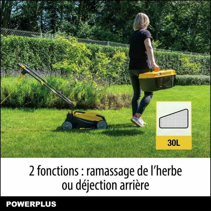 Powerplus POWEG62203 Cortacésped Eléctrico 1000 W 320 mm Powerplus POWEG62203 Cortacésped Eléctrico 1000 W 320 mm