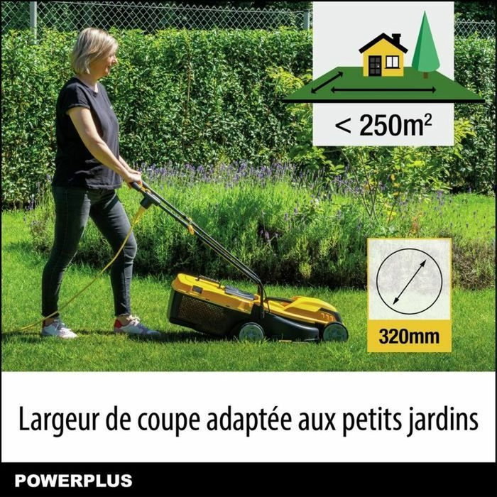 Powerplus POWEG62203 Cortacésped Eléctrico 1000 W 320 mm Powerplus POWEG62203 Cortacésped Eléctrico 1000 W 320 mm
