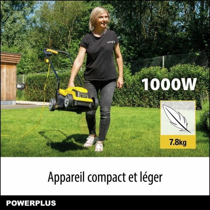 Powerplus POWEG62203 Cortacésped Eléctrico 1000 W 320 mm Powerplus POWEG62203 Cortacésped Eléctrico 1000 W 320 mm