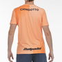 Camiseta de Manga Corta Hombre Bullpadel Chingotto 25V Naranja Pádel