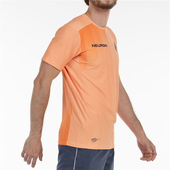 Camiseta de Manga Corta Hombre Bullpadel Chingotto 25V Naranja Pádel