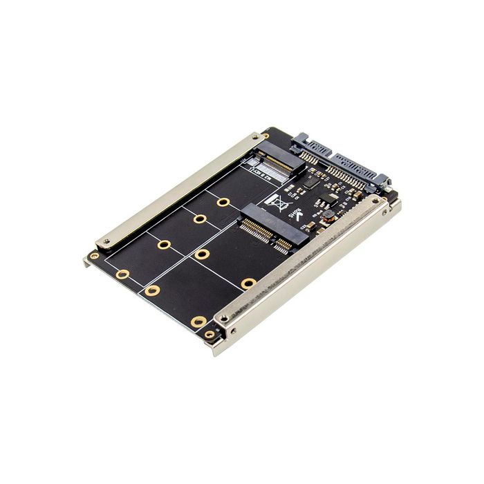 MicroConnect Adaptador SSD de 2.5 pulgadas de SATA a M.2 o mSATA MicroConnect Adaptador SSD de 2.5 pulgadas de SATA a M.2 o mSATA