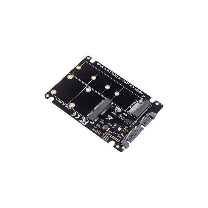 MicroConnect Adaptador SSD de 2.5 pulgadas de SATA a M.2 o mSATA MicroConnect Adaptador SSD de 2.5 pulgadas de SATA a M.2 o mSATA