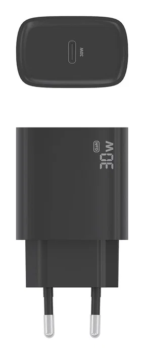 Aisens cargador gan 30w, 1xusb-c pd3.0, negro Aisens cargador gan 30w, 1xusb-c pd3.0, negro